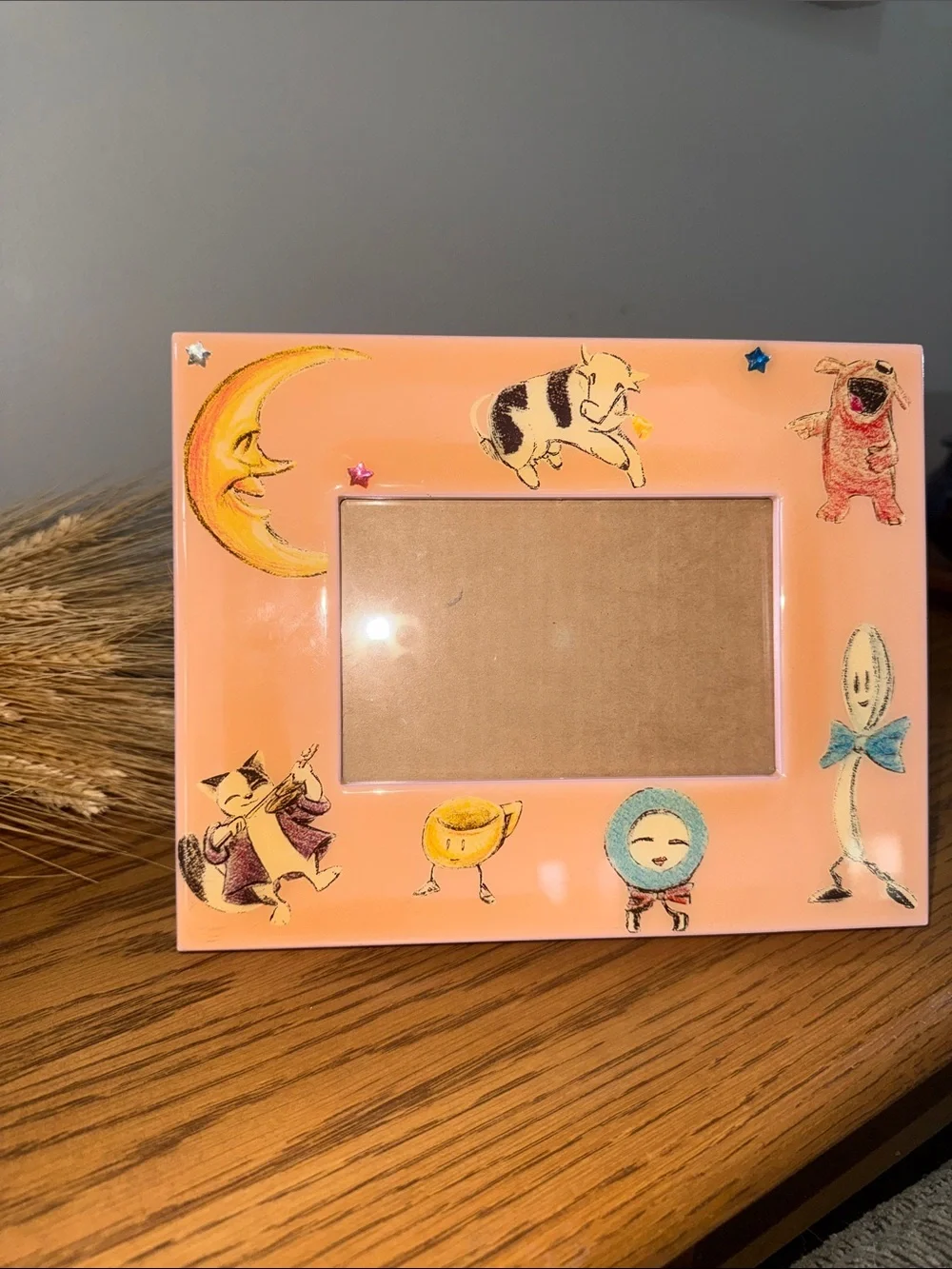 Vintage Dolce Mia Hey Diddle Diddle Nursery Picture Frame